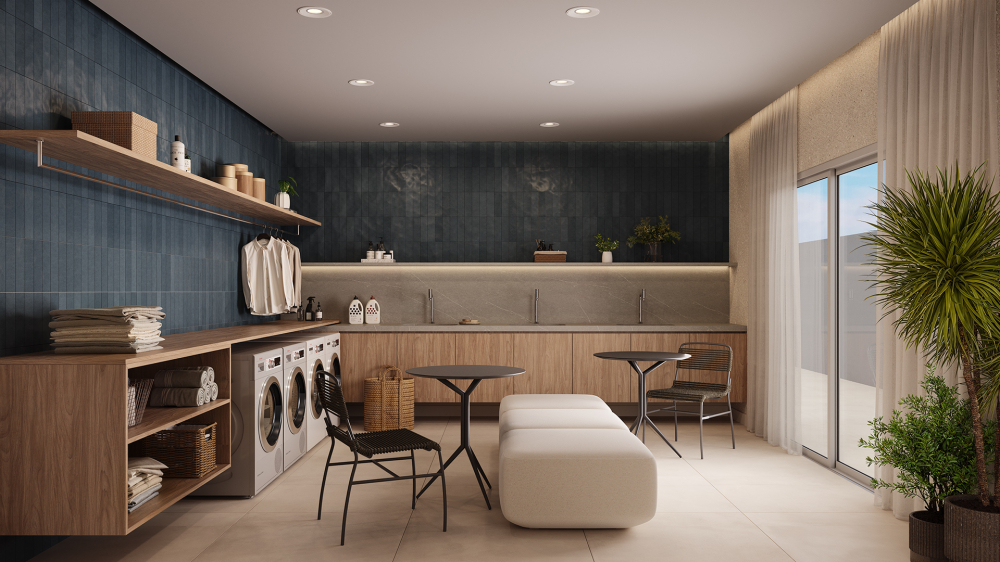Lavanderia compartilhada